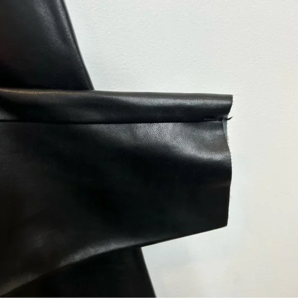 Aritzia Wilfred Free Faux Leather Leggings Black - Picture 3 of 6